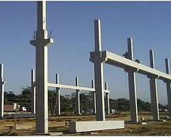 Estrutura pré moldada de concreto