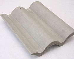 Forma plástica para telha de concreto