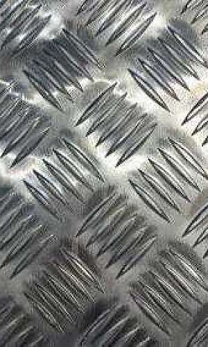 Chapa de alumínio antiderrapante